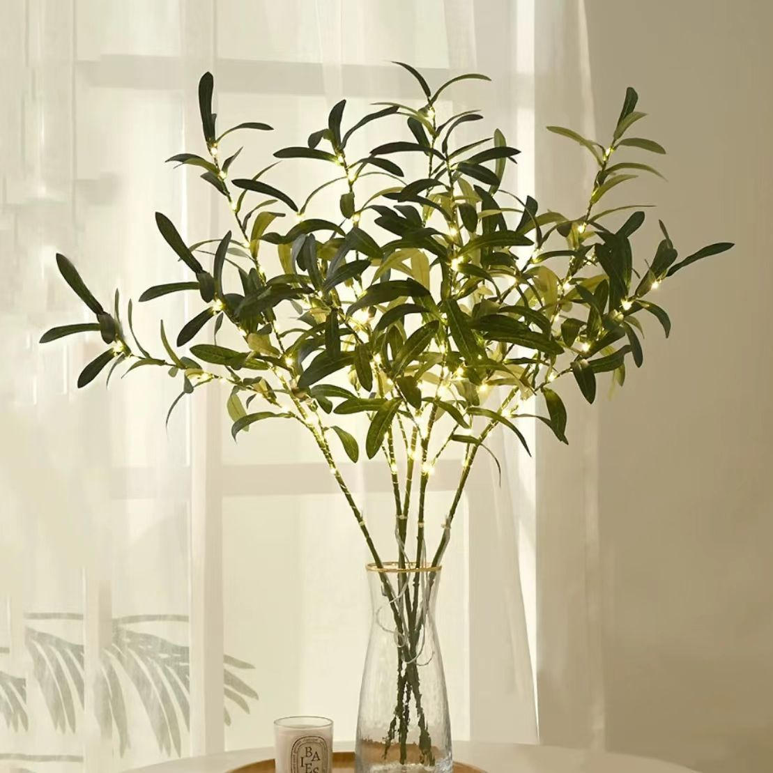 LeafDecor – Illuminated Artificial Leaf Decoration, Set of 2