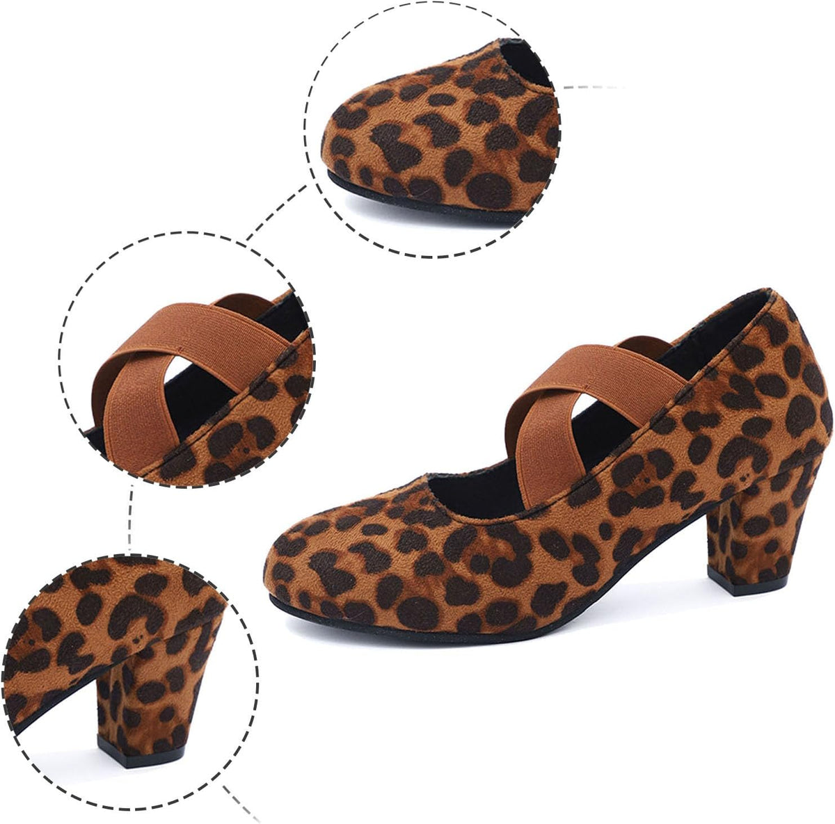 Traditional Women's Oktoberfest Shoes, Velvet Pumps with Criss-Cross Straps