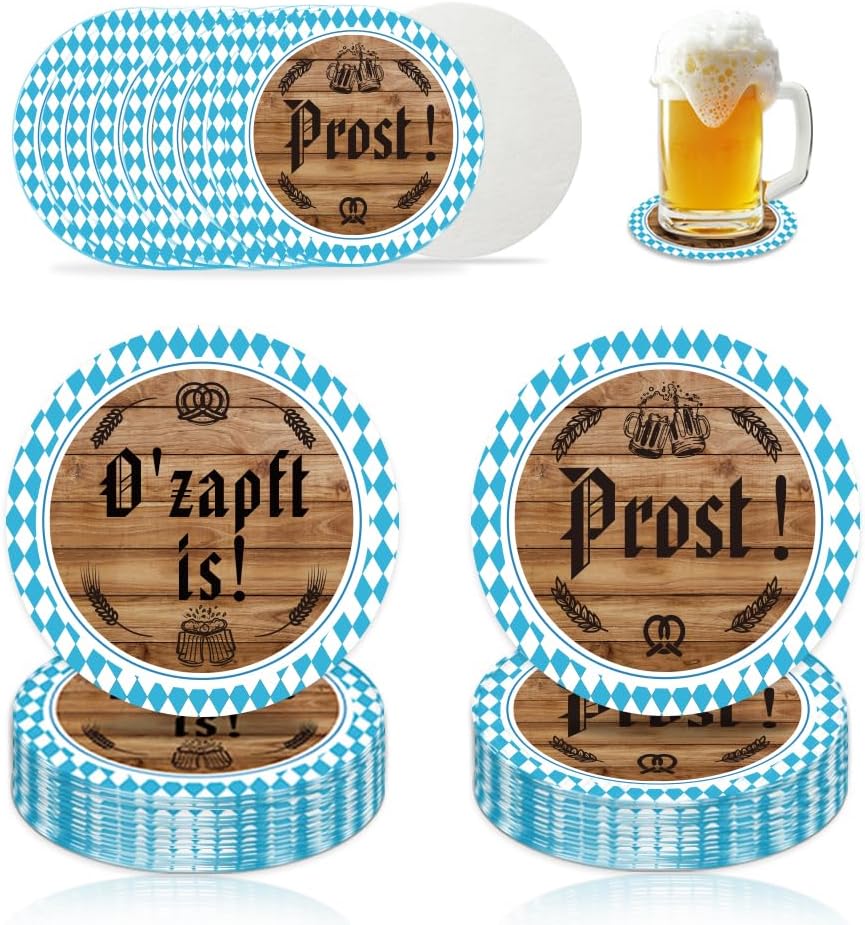 Oktoberfest Coaster Set, O'zapft is 48-piece set