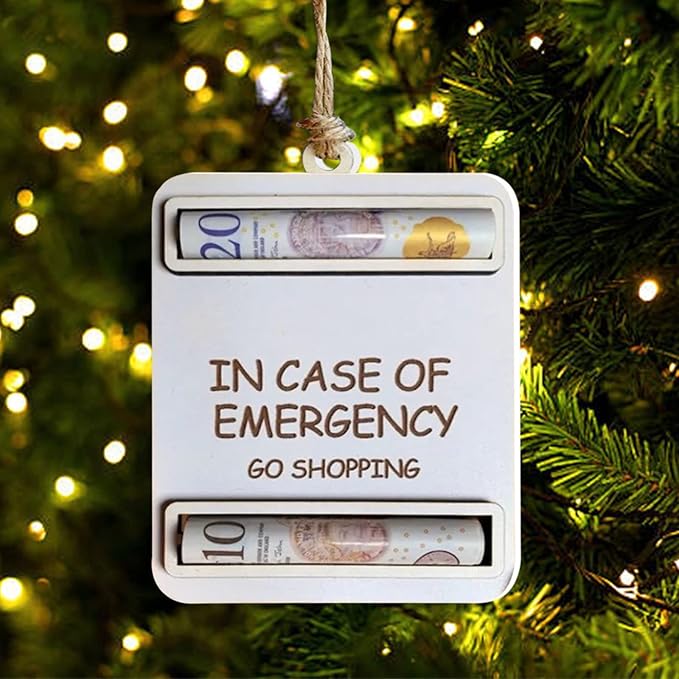 Wooden Money Gift Tags – Handmade Christmas Decorations