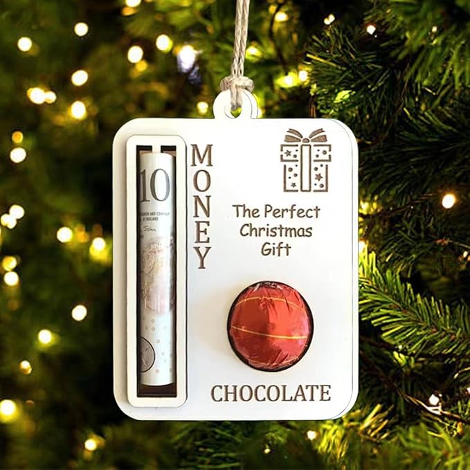 Wooden Money Gift Tags – Handmade Christmas Decorations