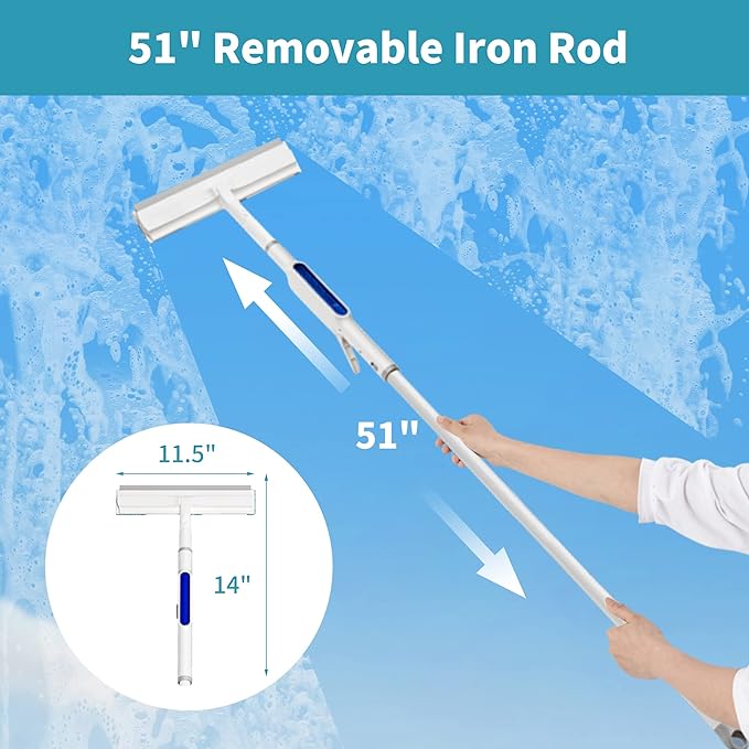 WindowCleaner – Double-sided window cleaner with spray function and telescopic handle