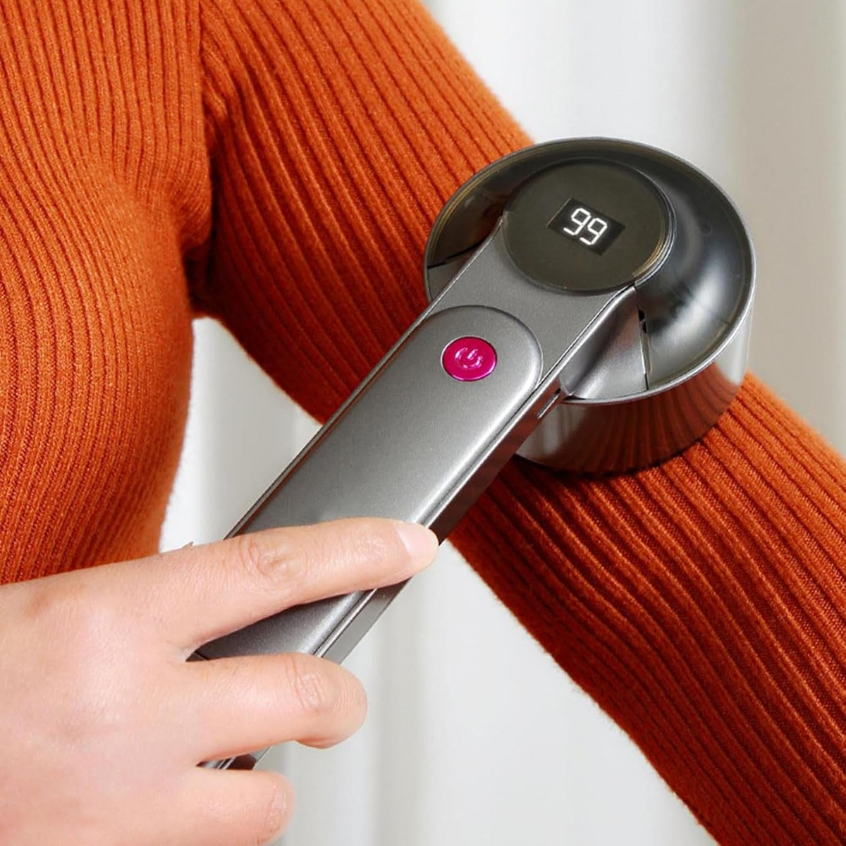 FabricShaver Lint Remover Rechargeable, LED Display