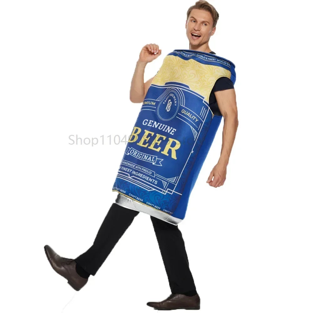 Oktoberfest Costume Inflatable Beer Mug, One Size Party Costume