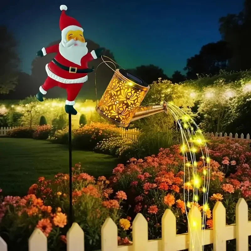 SantaKettle – Solar-powered Santa Claus garden light