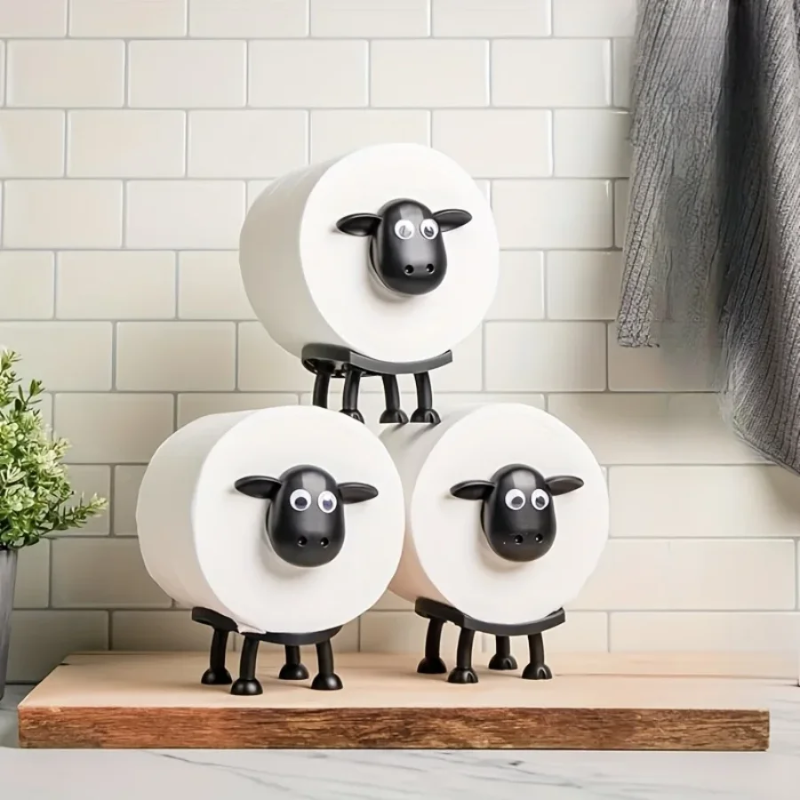 TissueHolder Decorative Toilet Paper Holder in Sheep Design