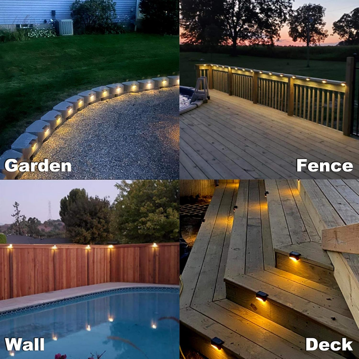 LED solar outdoor light with dusk sensor