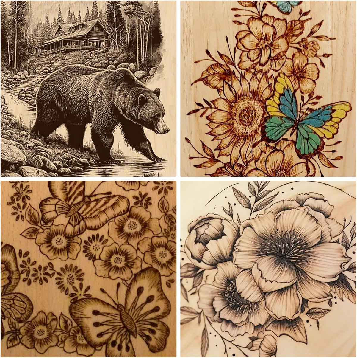 Pyrography Kit – DIY wood burning set with multiple tips