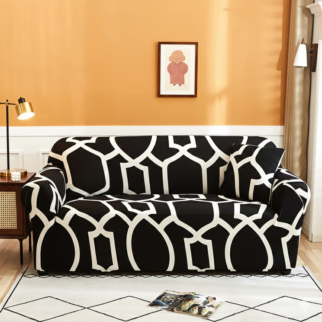 StretchCover Sofa Cover, Stretchy Wrinkle-Resistant Furniture Protector