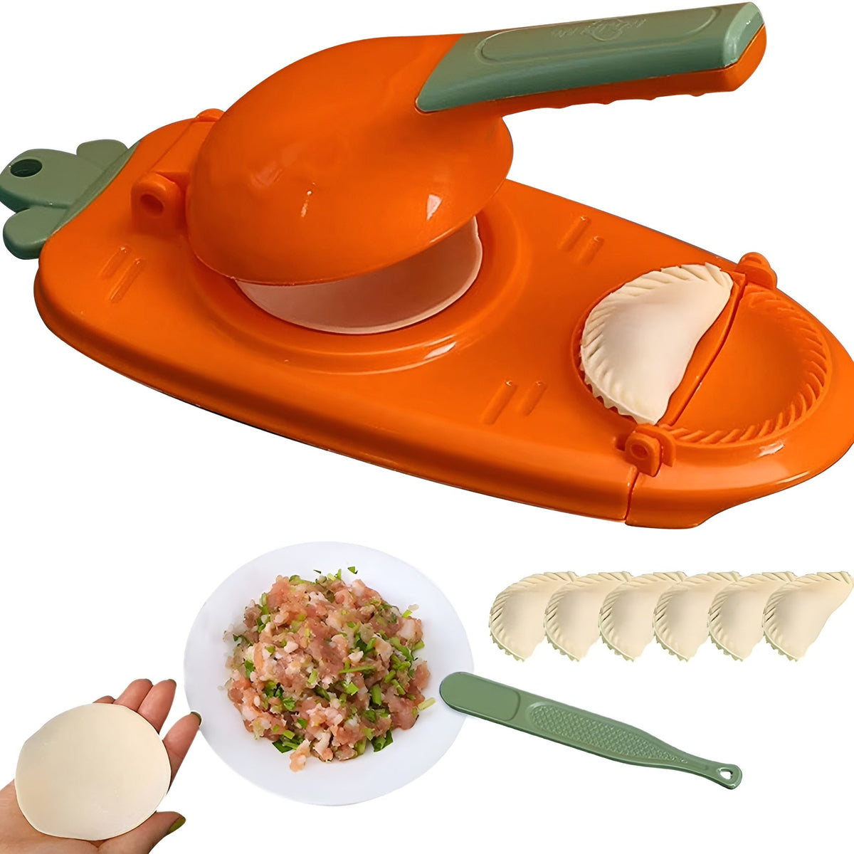 DumplingPress Double-Head Automatic Dumpling Maker