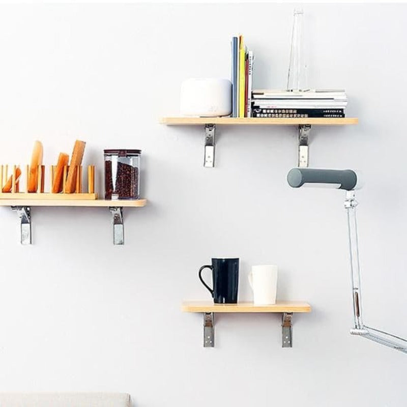 EasyFold – Foldable stainless steel shelf bracket