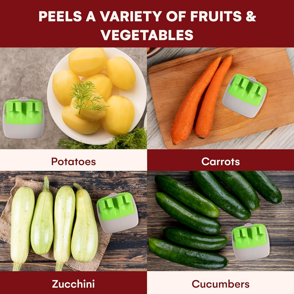 SafePeeler Multifunctional Fruit and Vegetable Peeler