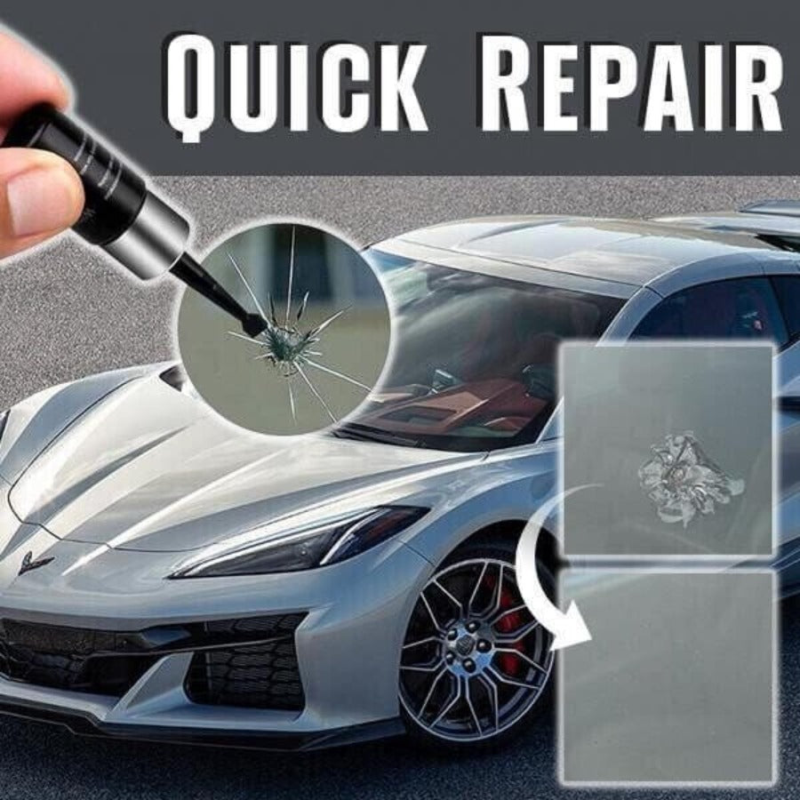 GlassRepair – Resin Repair Kit for Glass Cracks