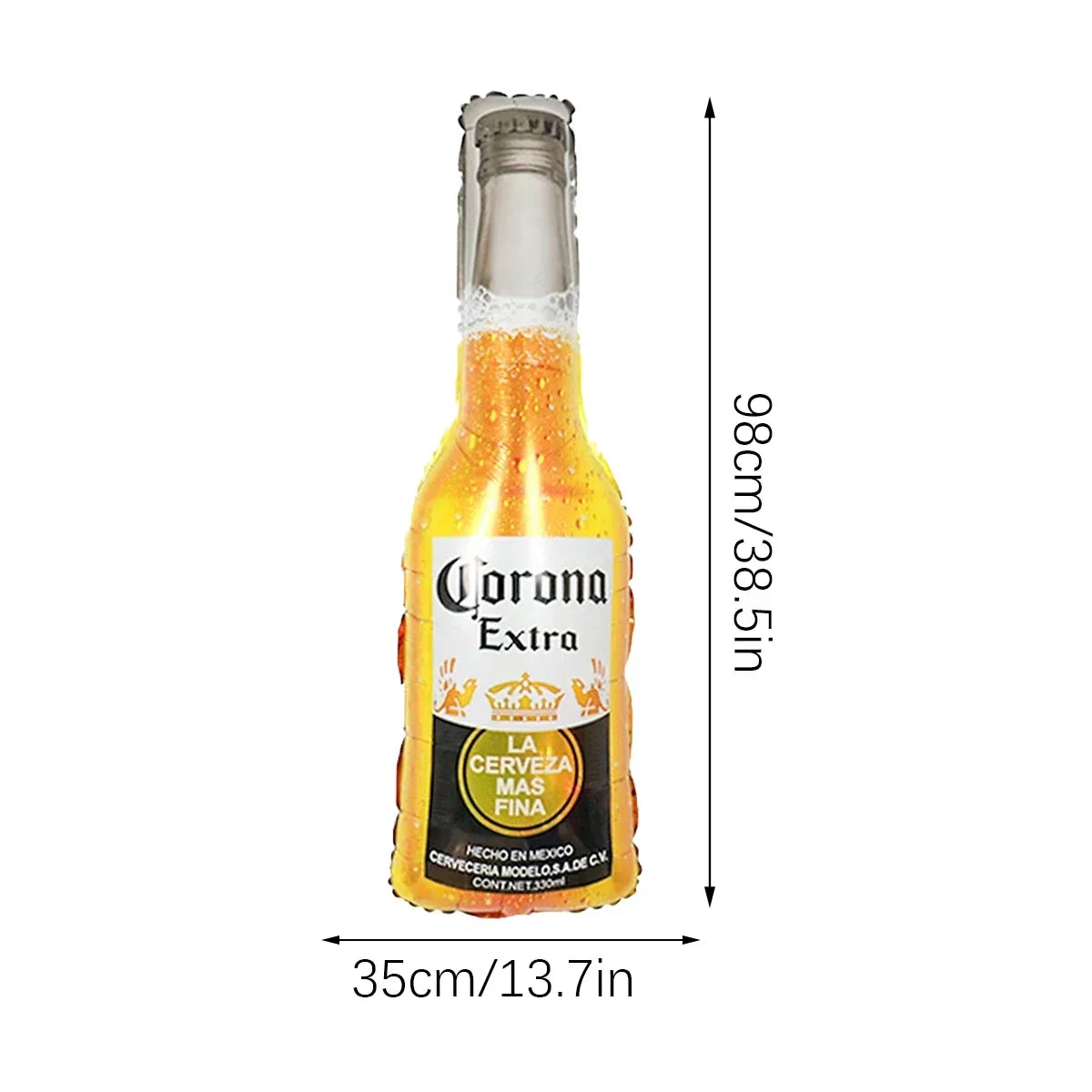 Oktoberfest bottle balloons beer & whiskey, party decorations 4 variants