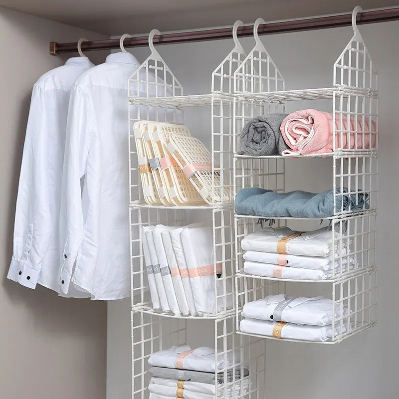 HangingOrganizer – Multi-layer hanging closet organizer