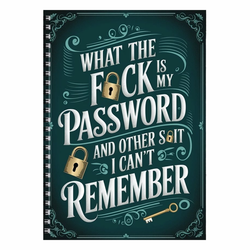 PasswordKeeper Password Book with Discreet Design