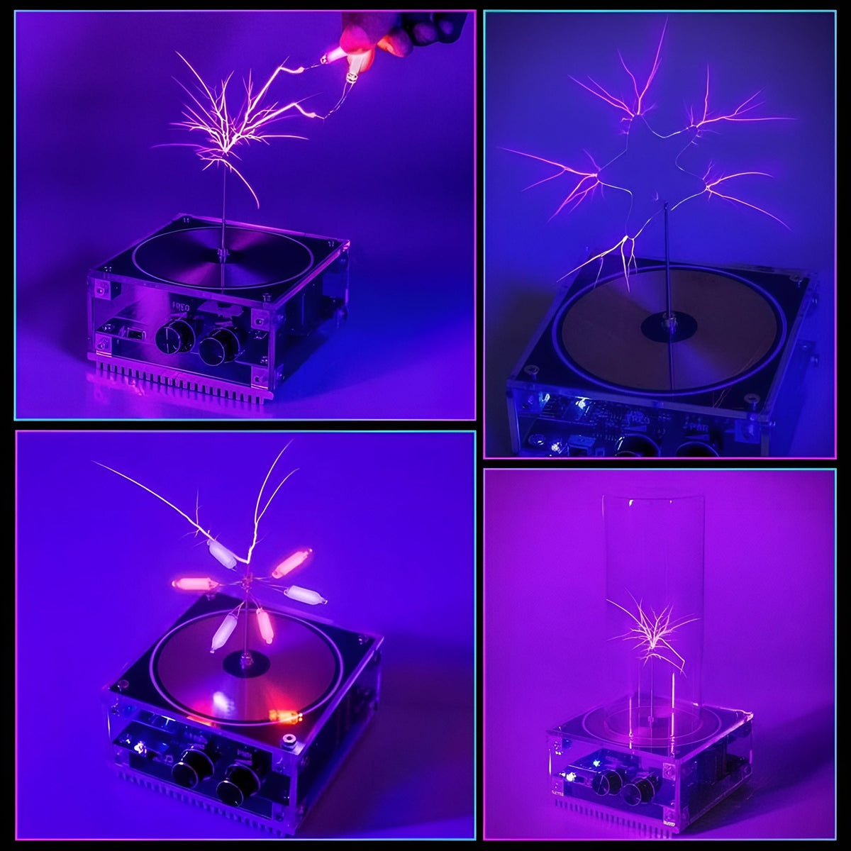 MusicalSpark Tesla Coil with Music Control, Electric Lightning Effect