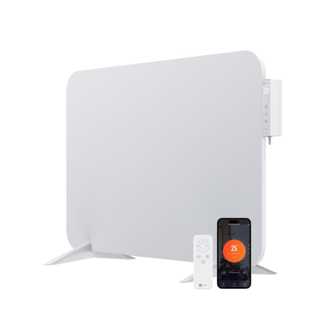 Metal infrared heater with smart thermostat