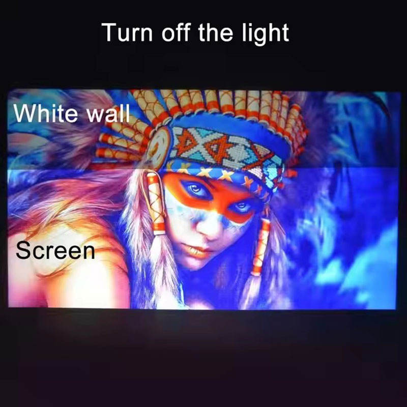CinemaScreen – Portable screen with anti-light coating