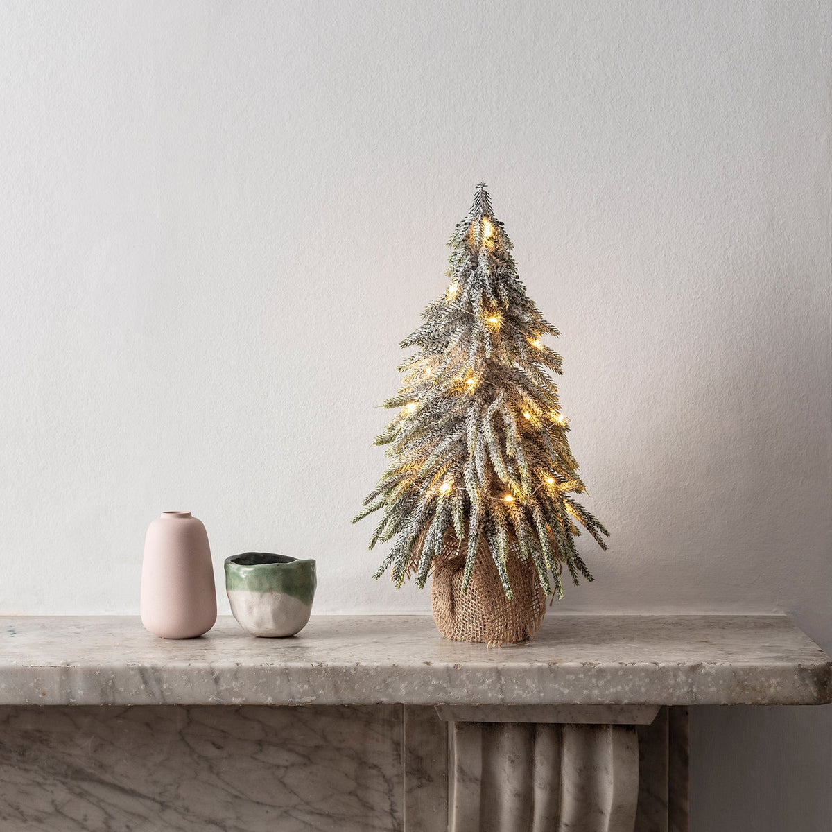 Mini Christmas tree with micro fairy lights – 35 cm