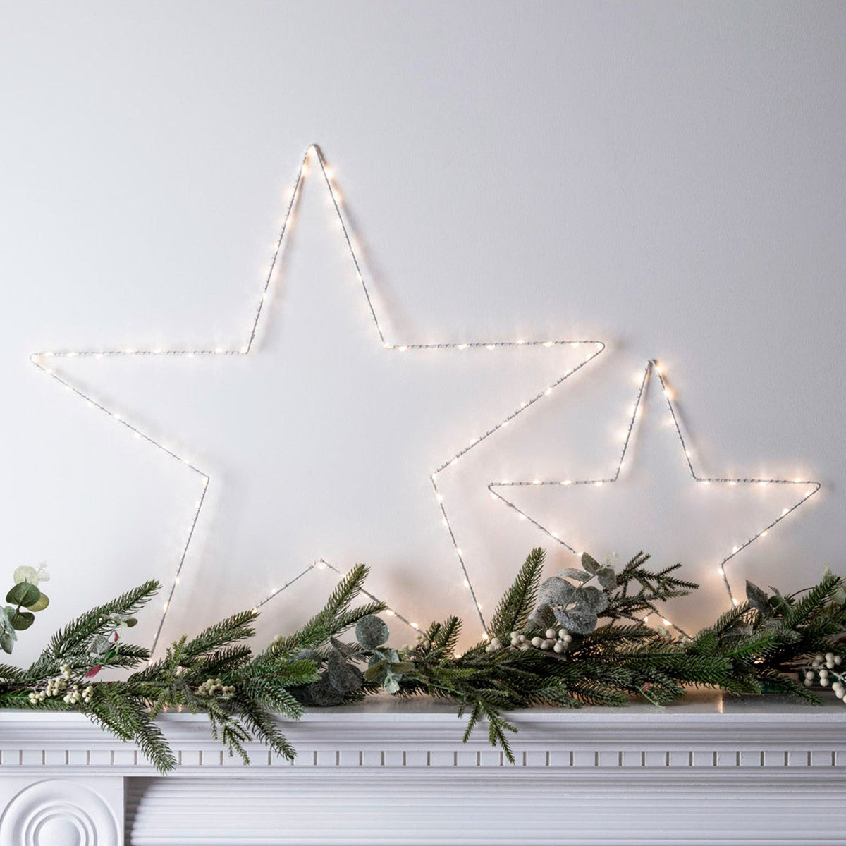 Osby LED Star Bundle – Set of 2 battery-operated