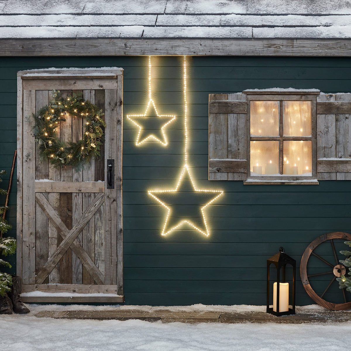 LED Star Duo Outdoor Christmas Lighting