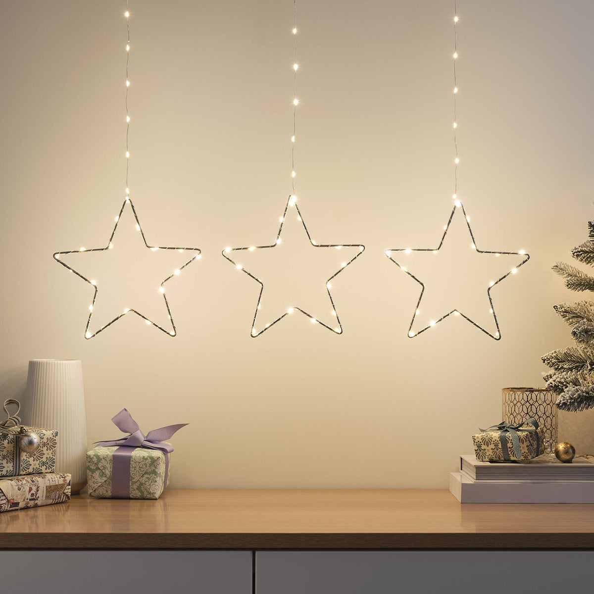 LED Star Set Outdoor – 2x 3-pack