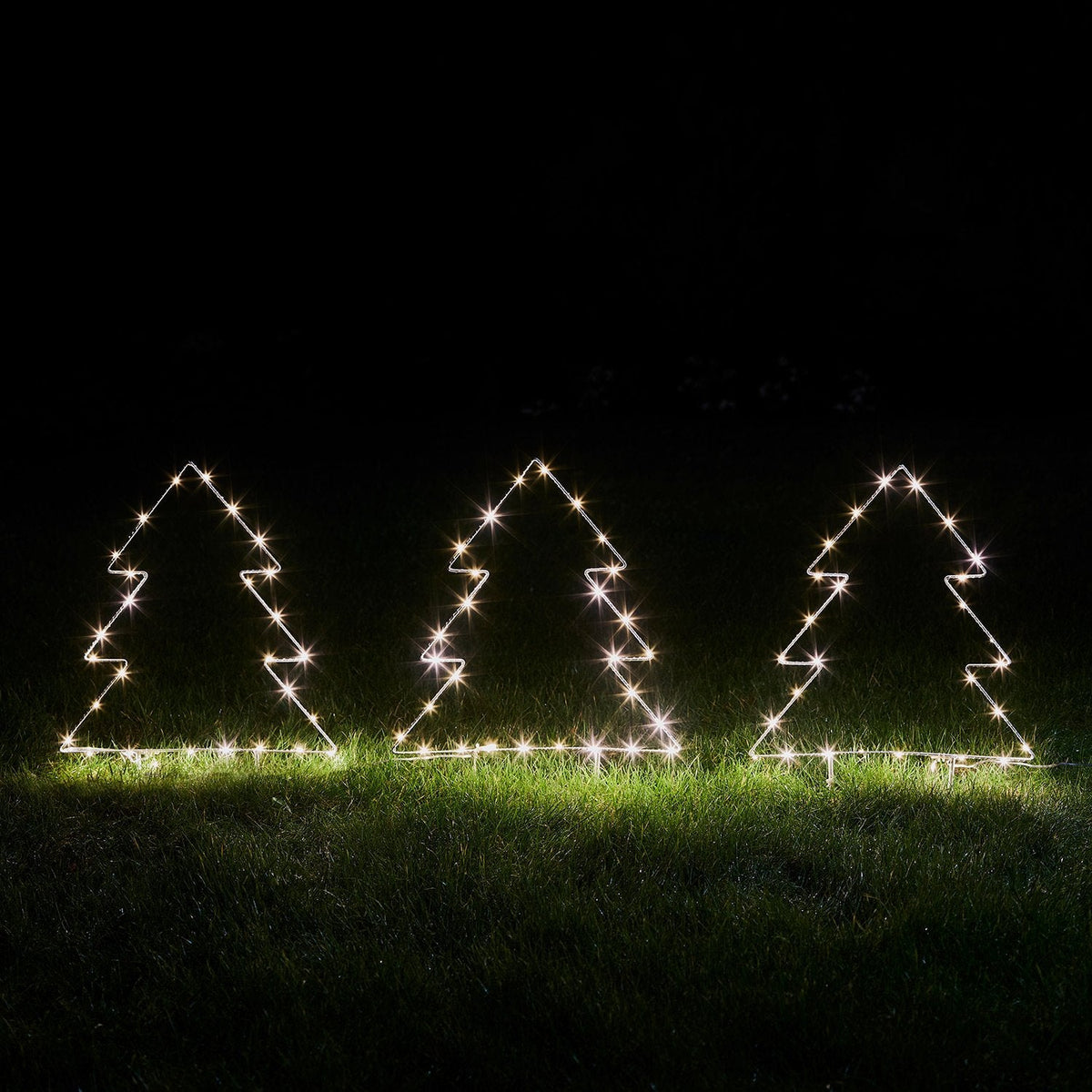 LED Christmas Tree Light Rod Set – 3-piece