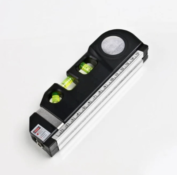 Laser level with tape measure – precision tool