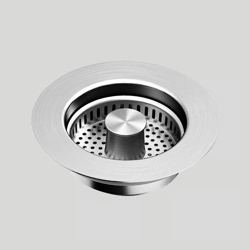 DrainStrainer Stainless Steel Kitchen Sink Strainer and Stopper