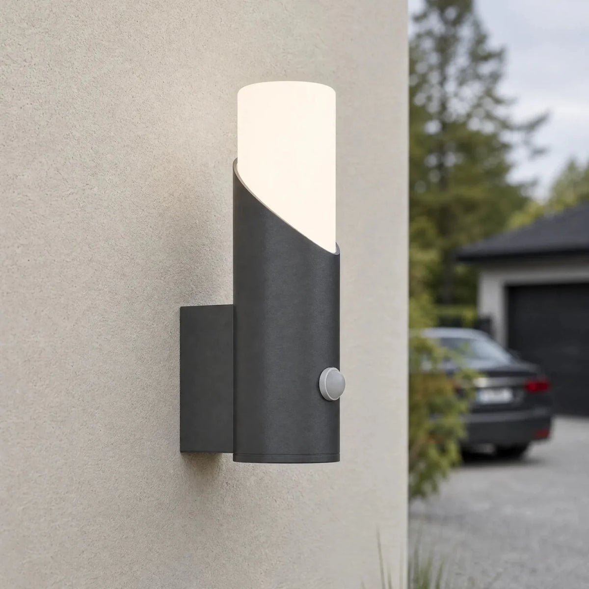 Wandleuchte LIVOR mit Sensor Farbe Anthrazit