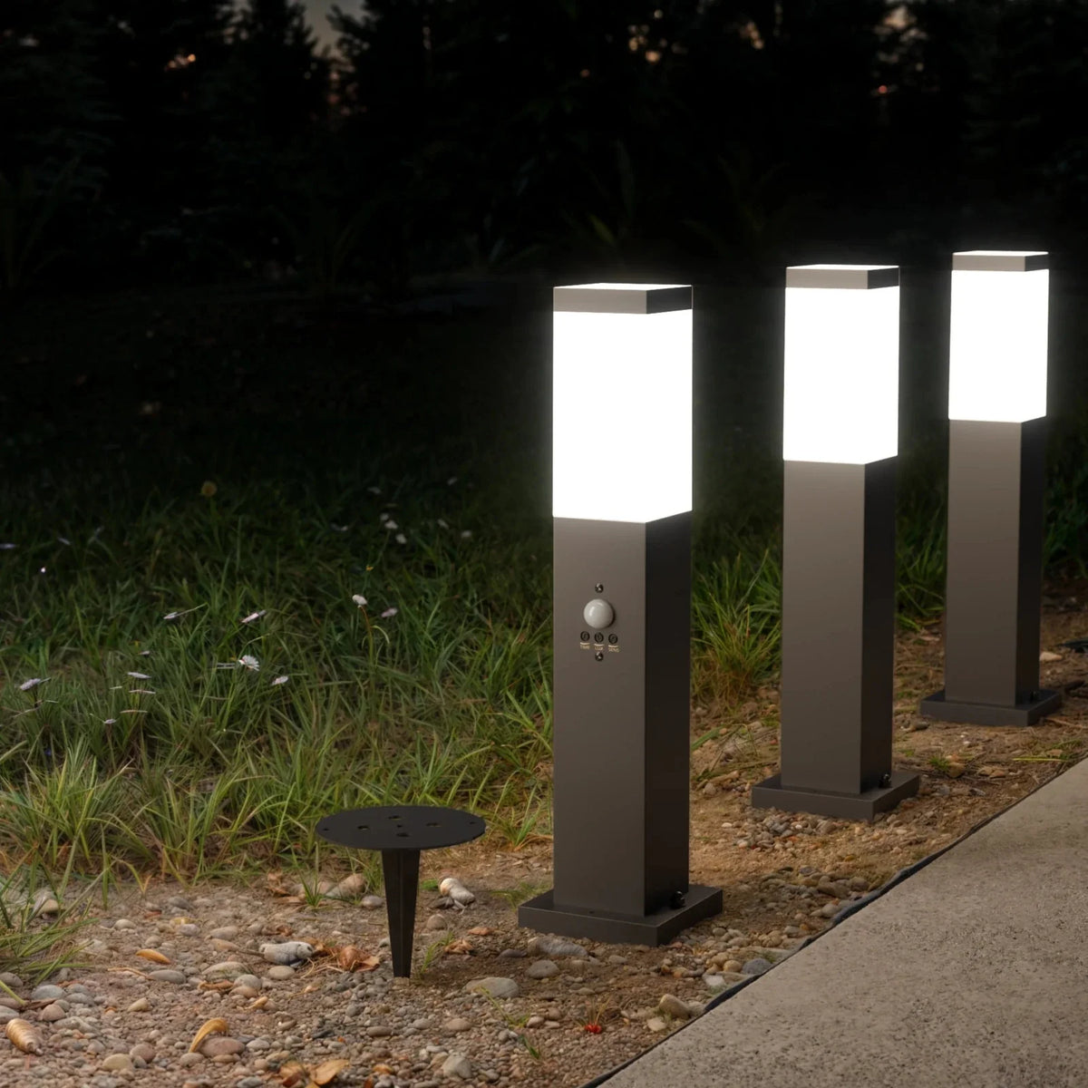 Wegeleuchte TAVO mit Sensor Farbe Anthrazit