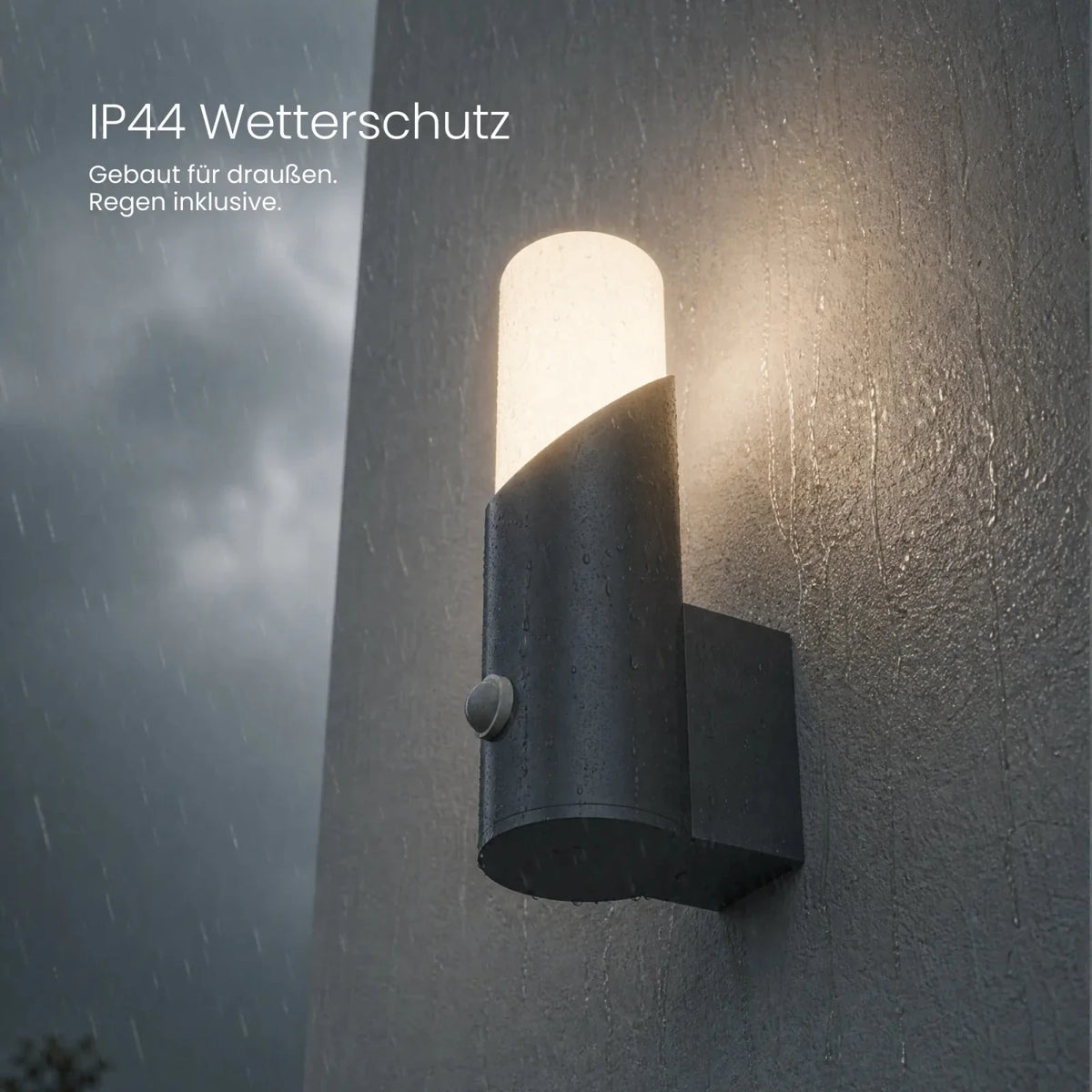 Wandleuchte LIVOR mit Sensor Nahaufnahme GU10 Fassung