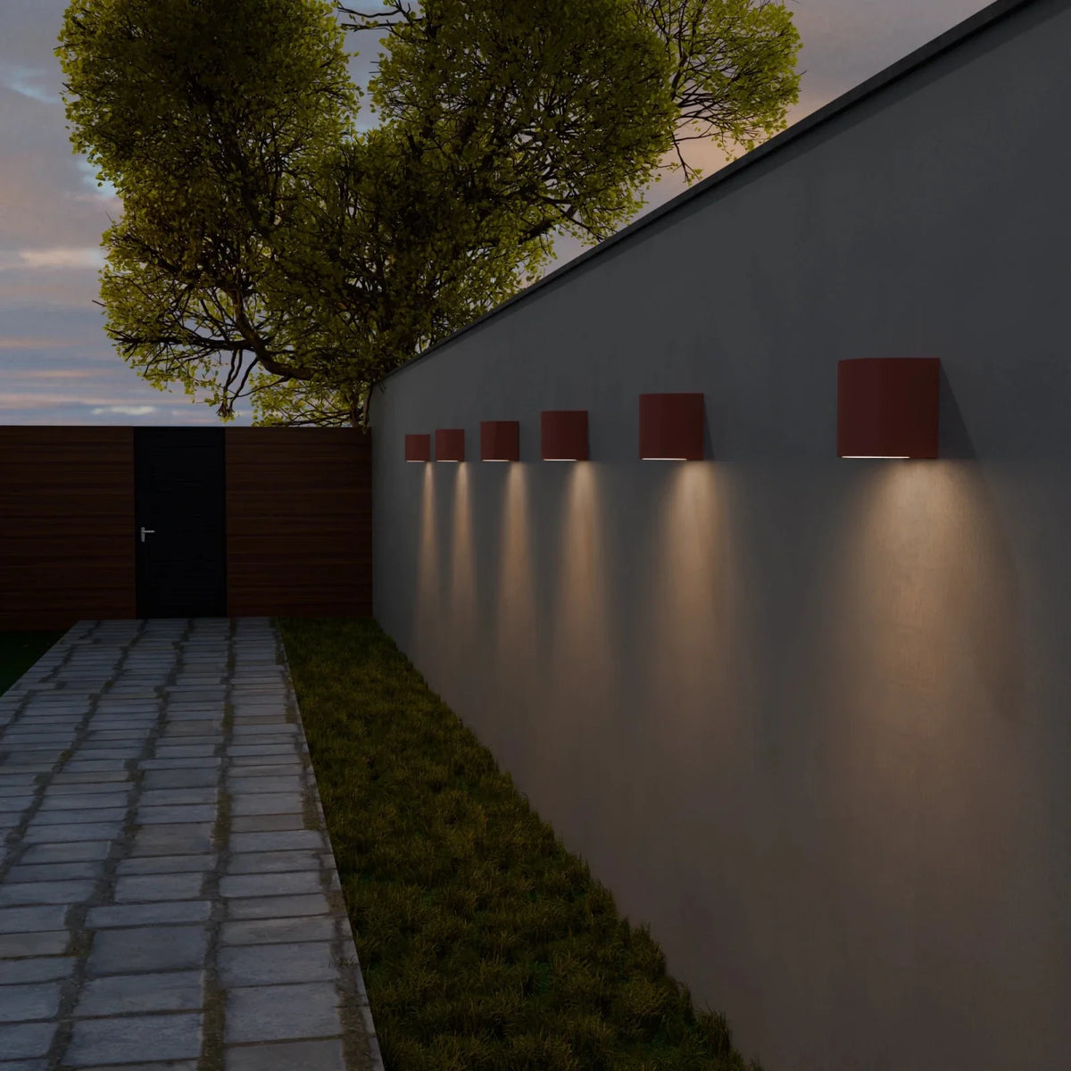 VAYA wall light indoor/outdoor, GU10, IP54