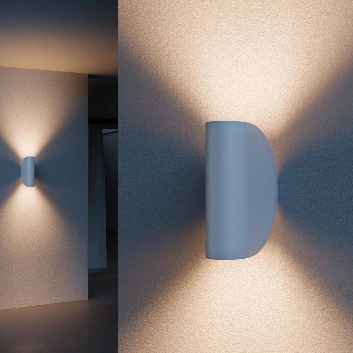 MILO wall lamp up-and-down light 350°, IP54