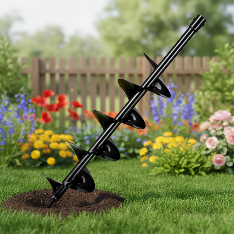 GardenAuger – Drill attachment for planting holes, garden auger
