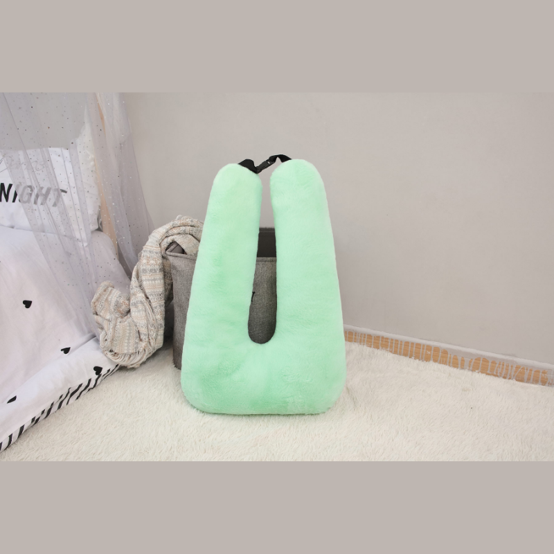 Travel neck pillow with soft U-shape