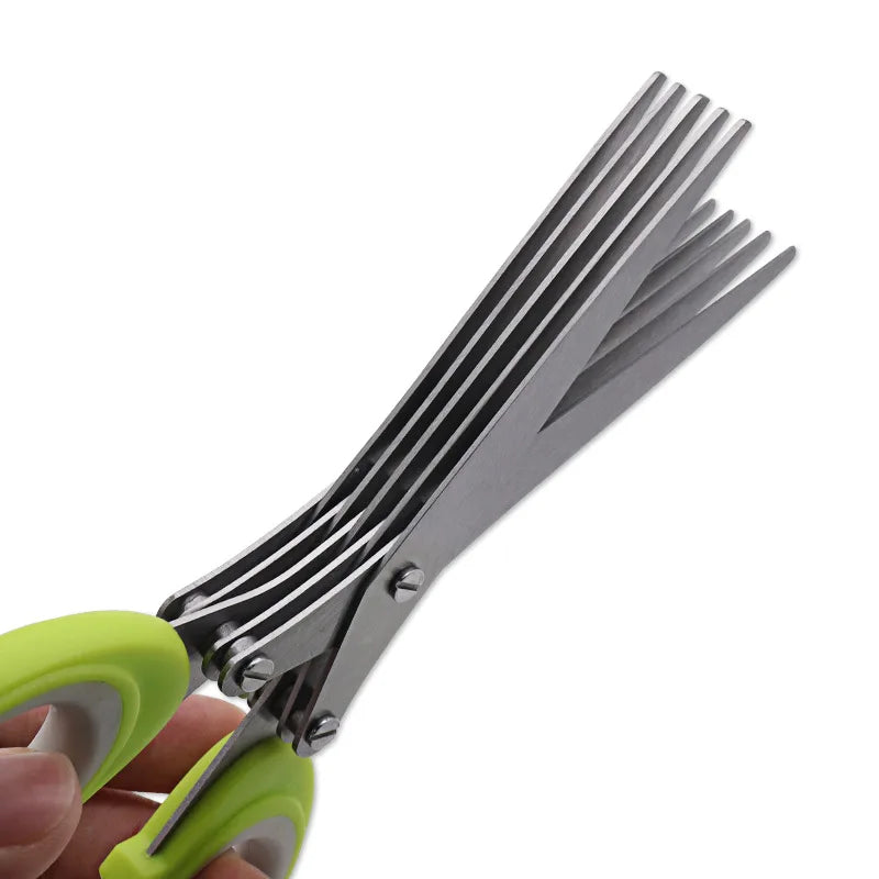 KitchenScissors 5-Blade Kitchen Shears for Herbs and Salad