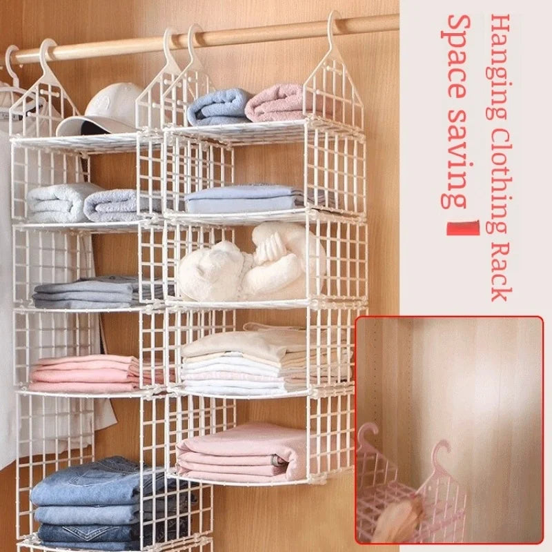 HangingOrganizer – Multi-layer hanging closet organizer