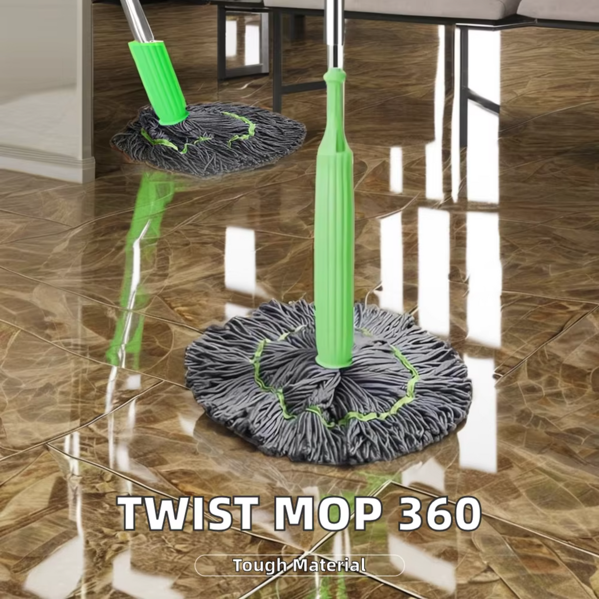 SmartSqueeze Self-Wringing Mop, Hands-Free Cleaning