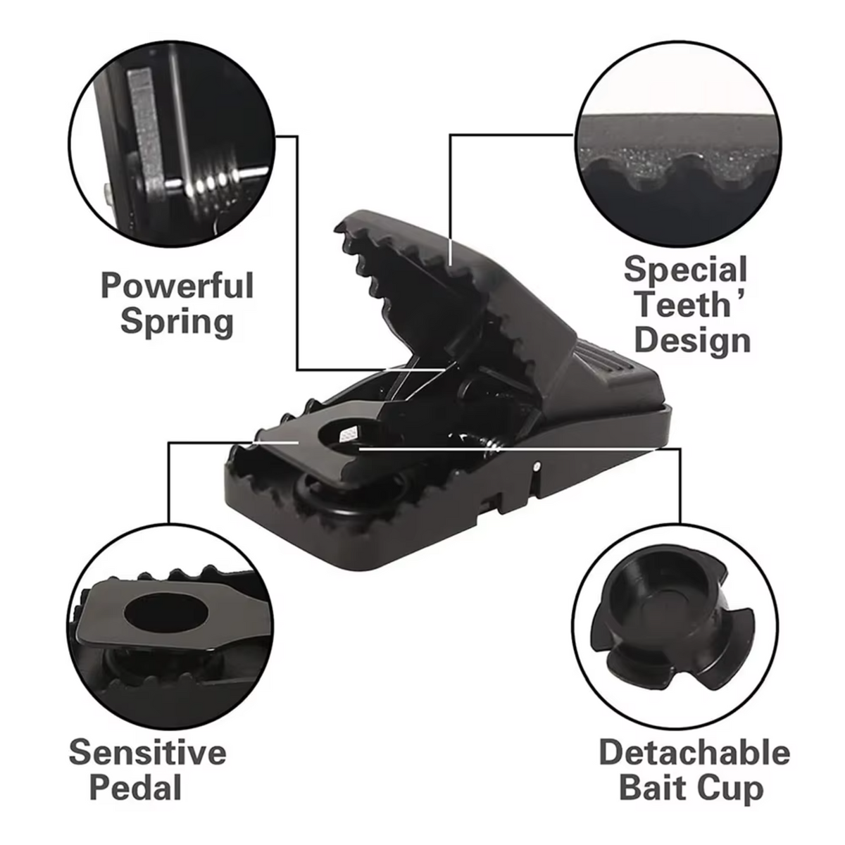 RodentTrap Reusable Rodent Trap, Humane Mouse Trap