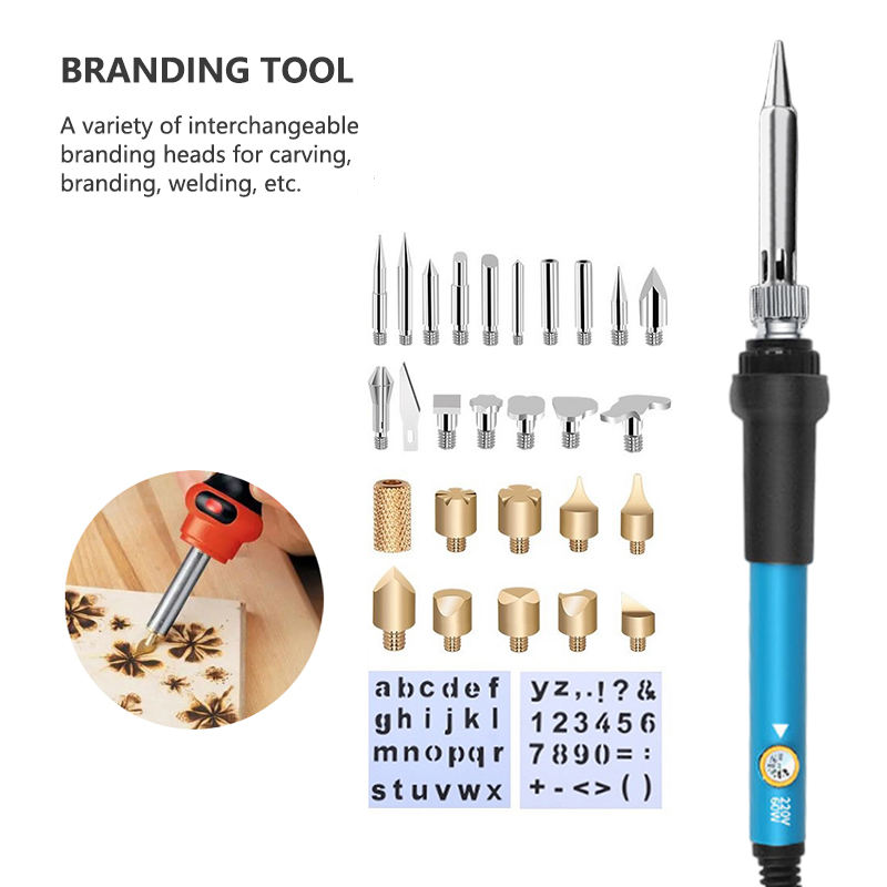 Pyrography Kit – DIY wood burning set with multiple tips