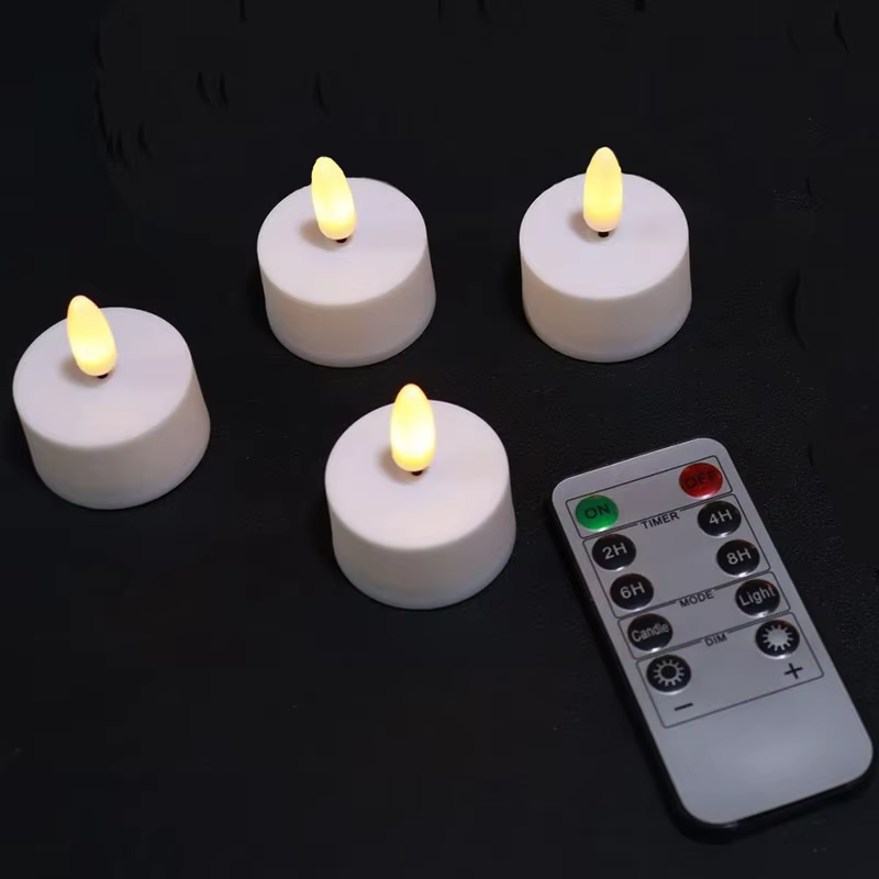 CozyCandles – Rechargeable LED Tealights with Remote Control