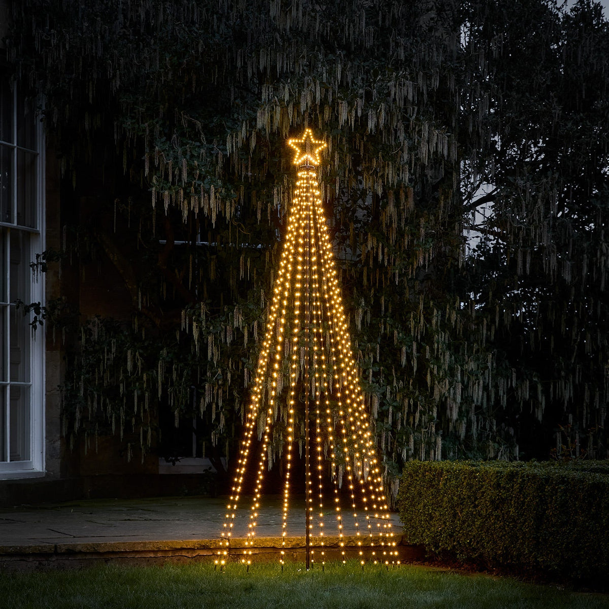 LED Christmas tree outdoor warm white – 2.4 m