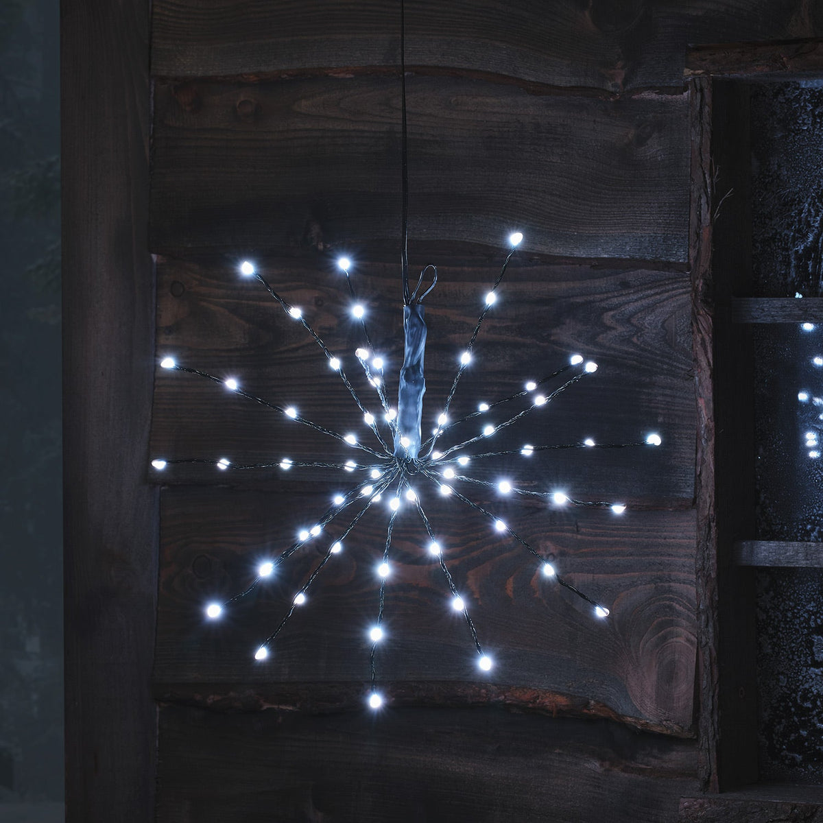 LED Starburst Christmas Decoration Outdoor – 36 cm with Color Selection