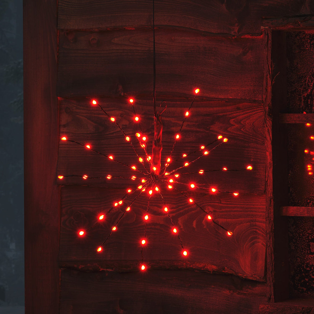 LED Starburst Christmas Decoration Outdoor – 36 cm with Color Selection