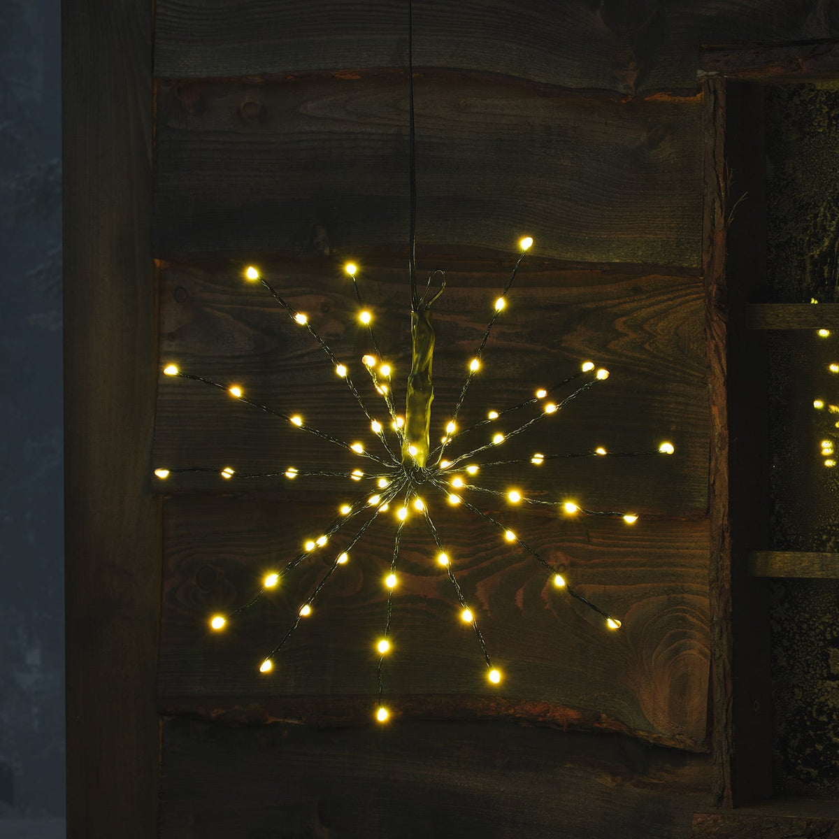 LED Starburst Christmas Decoration Outdoor – 36 cm with Color Selection
