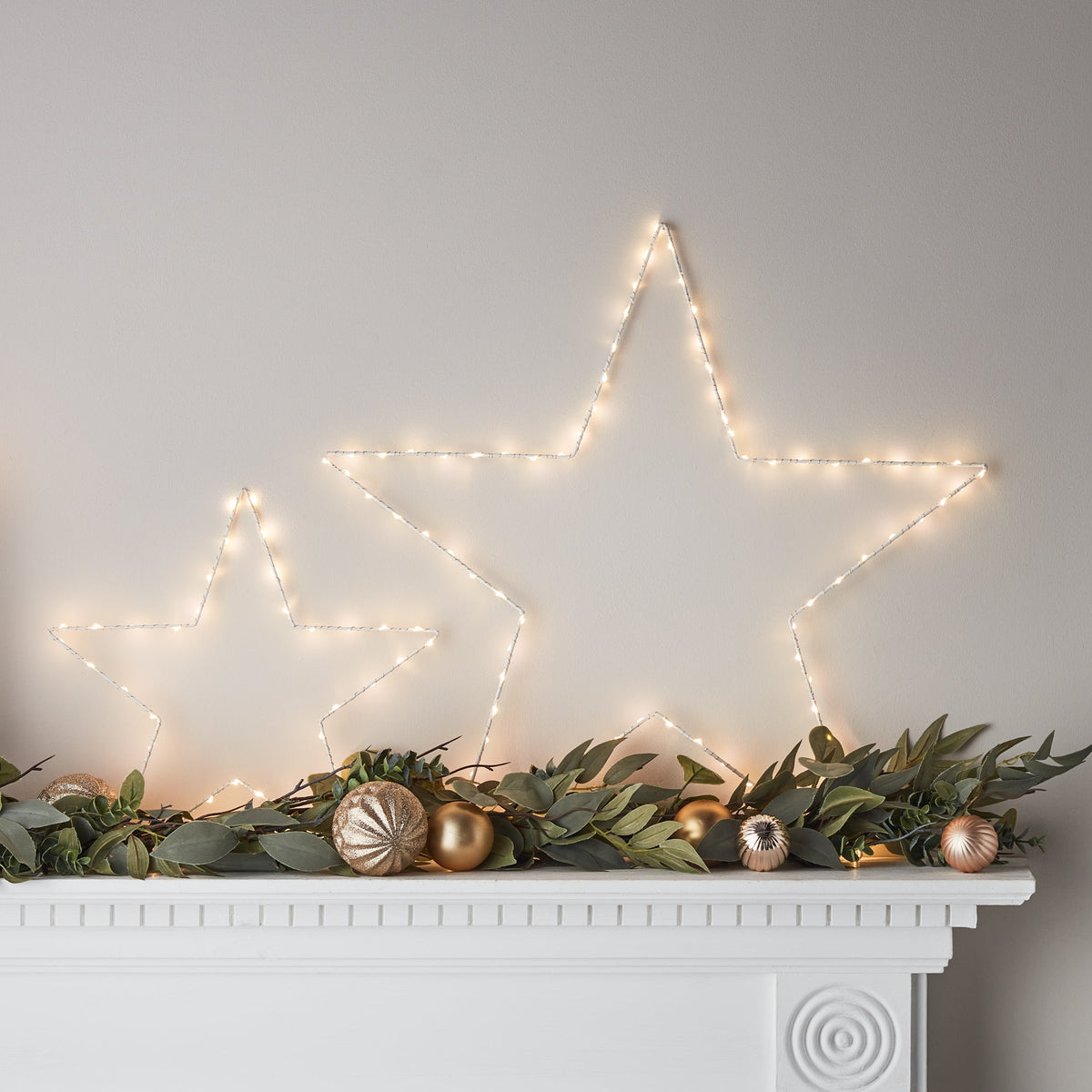 Osby LED Star Bundle – Set of 2 battery-operated