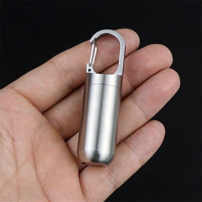 PillCapsule Stainless Steel Pill Case For On The Go