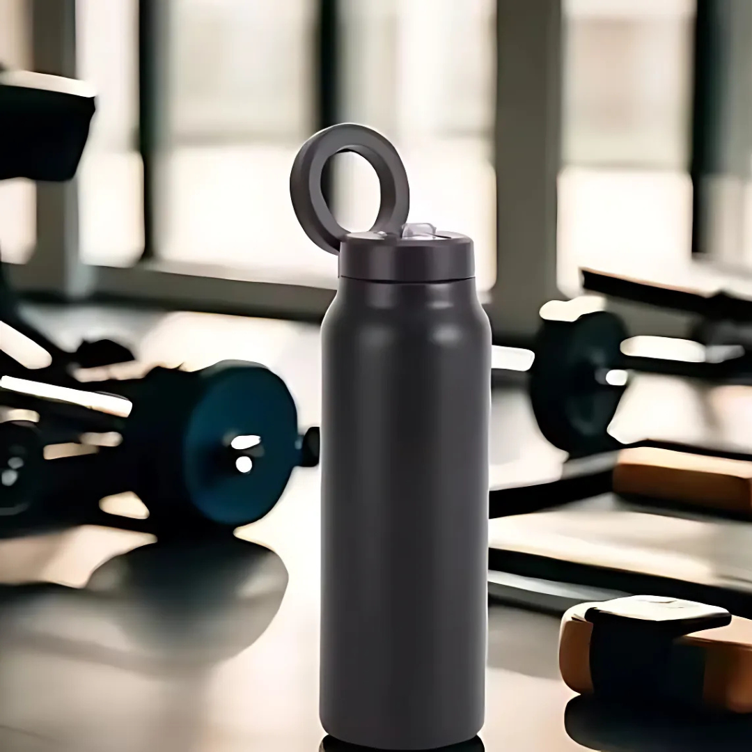 MagneticBottle Insulated Bottle With Magnetic Phone Mount